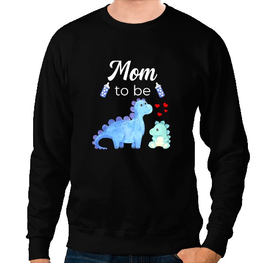 Dinosaur Dino Mom To Be Dinosaur Baby Shower For Boy Sweatshirts