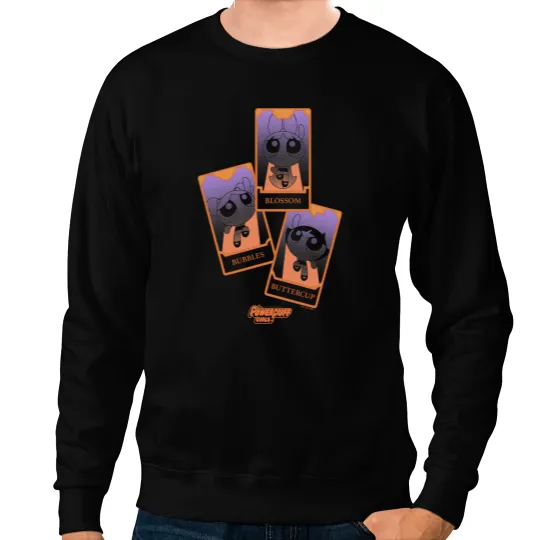 The Powerpuff Girls Halloween Group Tarot Cards Sweatshirts