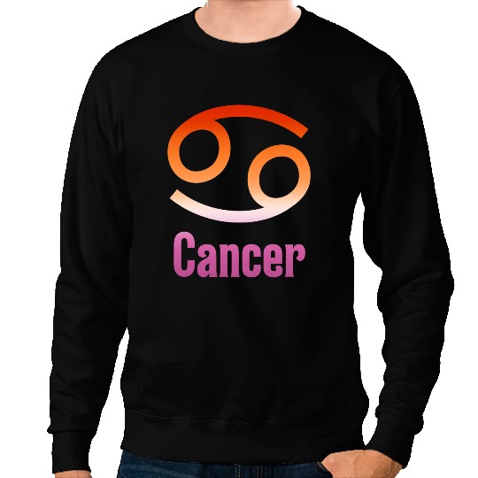 LGBT Pride Lesbian Pride Cancer Zodiac Sign Subtle LGBTQ LGBT Astrology Sweatshirts
