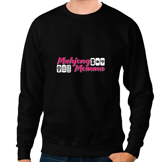 Womens Mahjong Mother Player Board Game MahJongg China Solitaire Sweatshirts