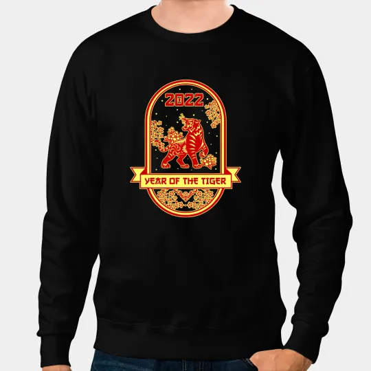 Tiger Gift Happy Lunar New Year Chinese Year Of The Tiger Sweatshirts
