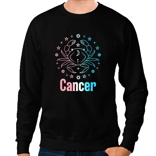 LGBT Pride Trans Pride Cancer Zodiac Sign Astrology LGBTQ Transgender Sweatshirts