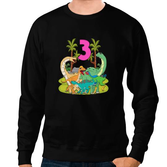Dinosaur Dino Paradise For Ages 3 Dinosaur Sweatshirts