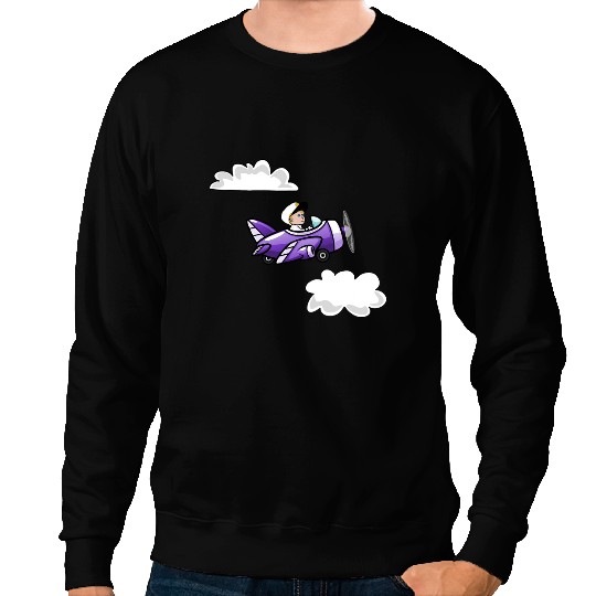 Violin Lover Violet the Baby Pilot Sweatshirts