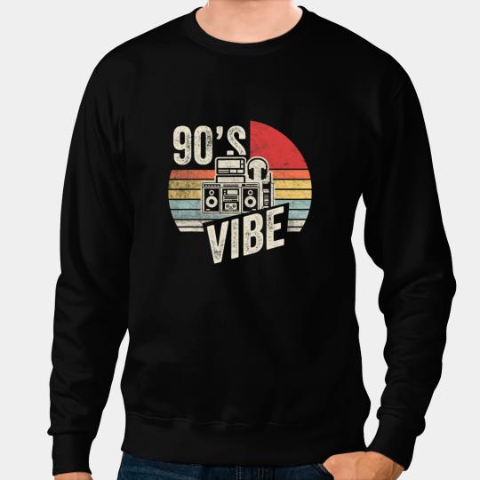 vintages Retro Party Nineties 90s Vibe 1990s Music 90s 2 Sweatshirts