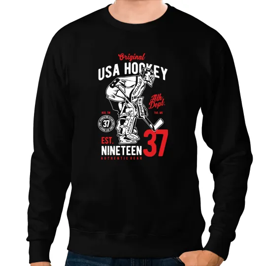 Hockey Gift Ice Hockey Usa Hockey 588 Sweatshirts