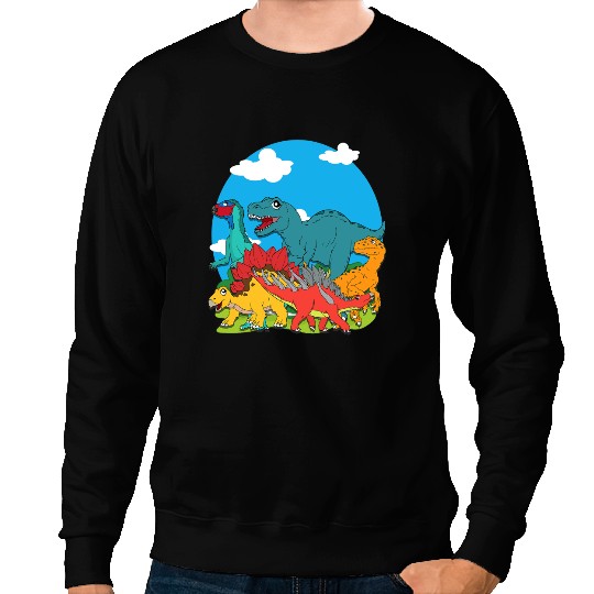 Dinosaur Dino Paradise For Dinosaur Lovers Dinosaur Sweatshirts