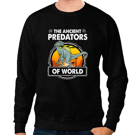Dinosaur Dino Velociraptor The Ancient Predators Of World Dinosaurs Lover Sweatshirts