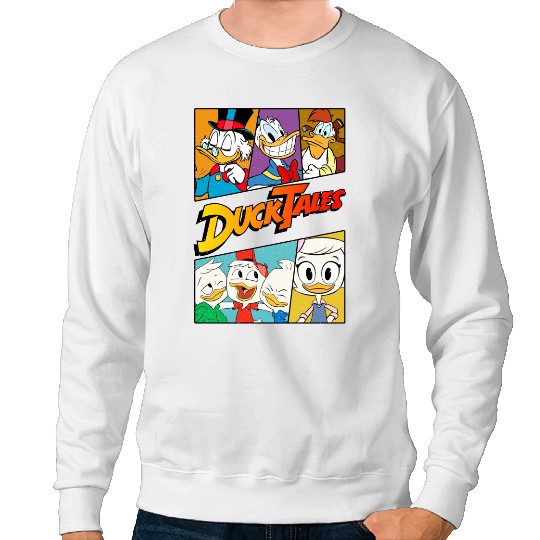 Vintage Disney Ducktales Group Panels Retro Ducktales Sweatshirts