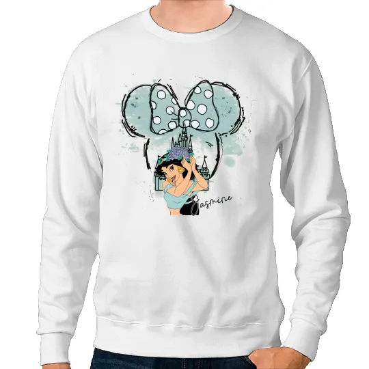 Jasmine Princess Sweatshirts, Princess Jasmine, Disney Jasmine Princess, Watercolor Disney Princess Sweatshirts