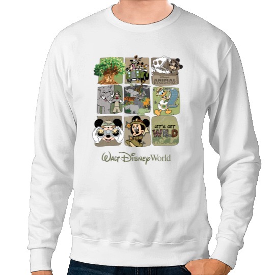 Disney Animal Kingdom Sweatshirts, Vintage Animal Kingdom Sweatshirts, Mickey Safari Sweatshirts