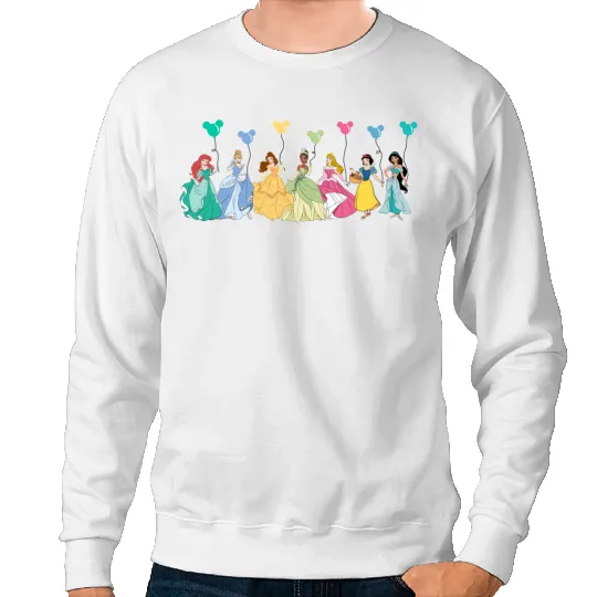 Disney Princess Balloons Sweatshirts, Disney Girls Sweatshirts