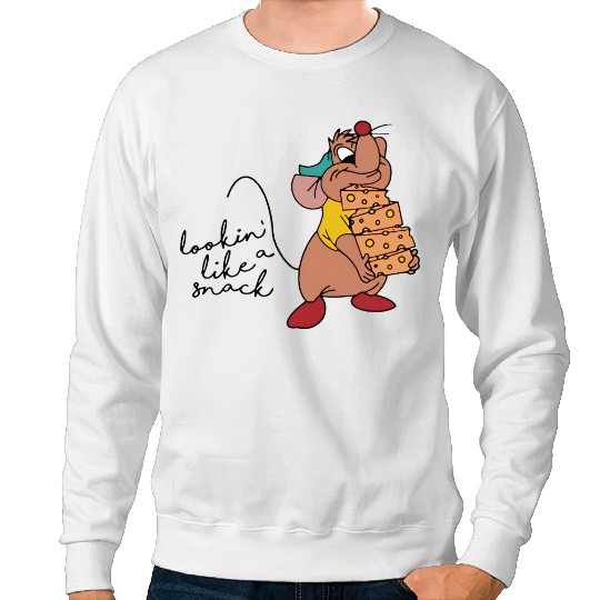 Disney Cinde Princess Funny Gus Lookin' Like A Snack Sweatshirts, Magic Kingdom WDW Unisex Sweatshirts