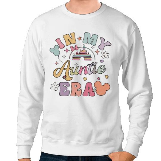 In My Auntie Era Sweatshirts, Disney Aunt Sweatshirts, Ears Sweatshirts for Auntie