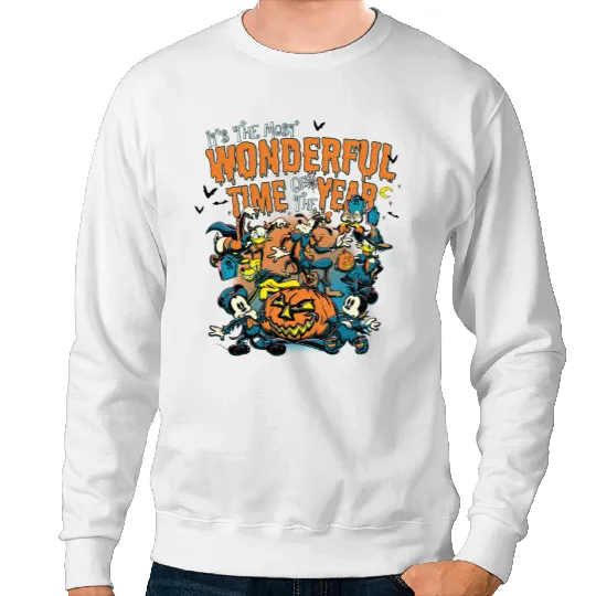 Vintage Disneyland Halloween Sweatshirts, Disney Halloween 2023