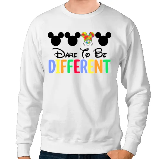 Autism Minnie Mouse Sweatshirts, Disney Autism Mom Sweatshirts, Mommy And Me Autism Awareness