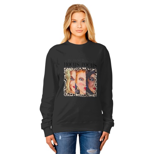 Sanderson Sisters Leopard Sweatshirt, Hocus Pocus Sweatshirt