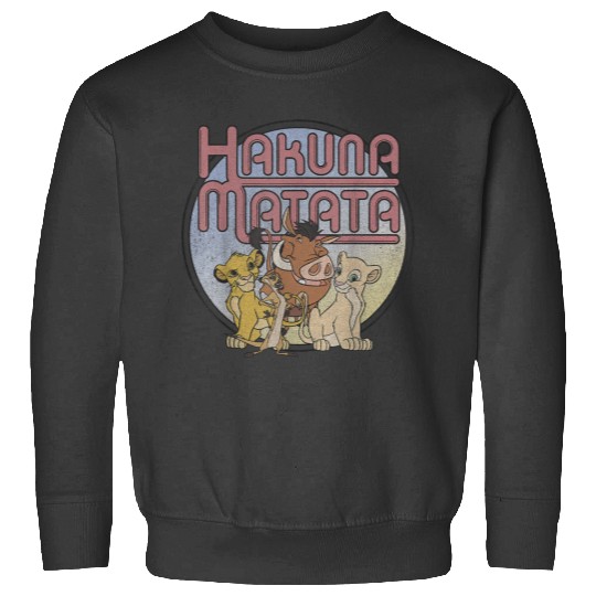 Disney Lion King Retro Hakuna Matata Simba And Friends Sweatshirts