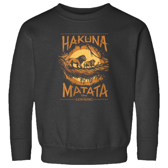 Discover Disney The Lion King Live Action Hakuna Matata Sunset Poster Sweatshirts