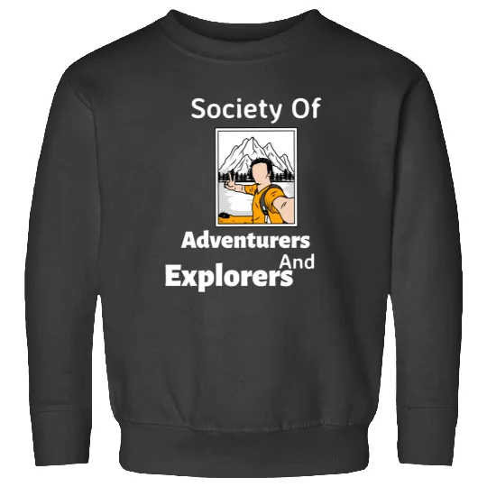 Society Of Explorers And Adventurers DesignWanderlustDisney Sweatshirts