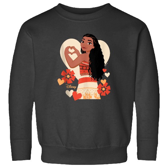 Discover Disney Princess - Moana Heart Valentine's Day Sweatshirts