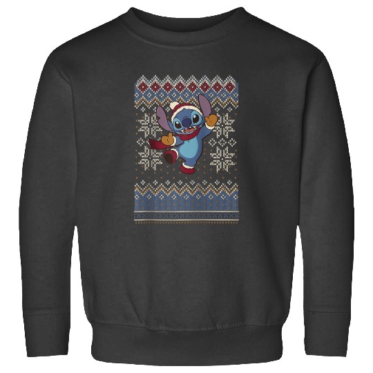 Discover Disney Lilo Stitch Christmas Stitch Ugly Sweater Style Sweatshirts