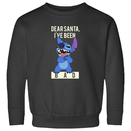 Disney Lilo Stitch Christmas Dear Santa I've Been Bad Sweatshirts