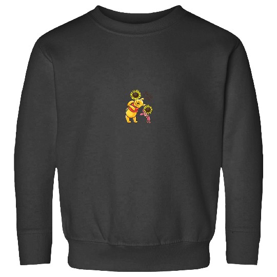 disney winnie the pooh piglet hello there sunflowers t Sweatshirts