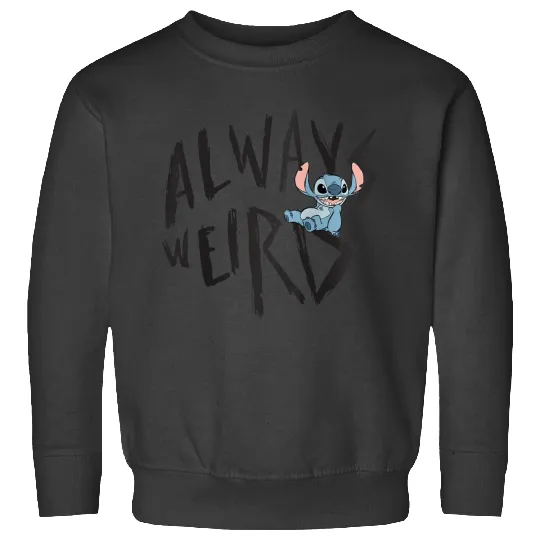 Disney Lilo Stitch Always Weird Sassy Stitch Chest Poster Sweatshirts