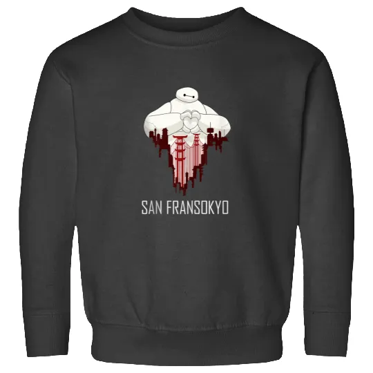 Disney Big Hero 6 Baymax San Fransokyo Love Sweatshirts