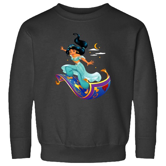 Disney Aladdin Princess Jasmine Magic Carpet Pose Sweatshirts