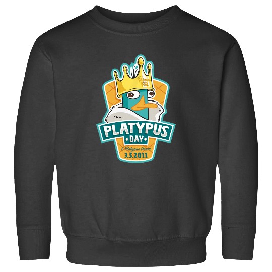 Disney Phineas And Ferb Platypus Day King Perry Portrait Sweatshirts