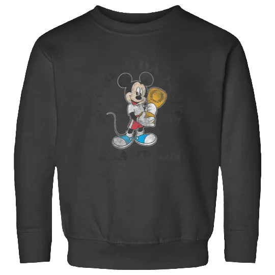 Disney Mickey Classic Father's Day Mickey Dad Joke Champion Sweatshirts