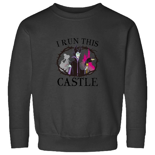 Disney Sleeping Beauty Maleficent Runs This Castle Sweatshirts