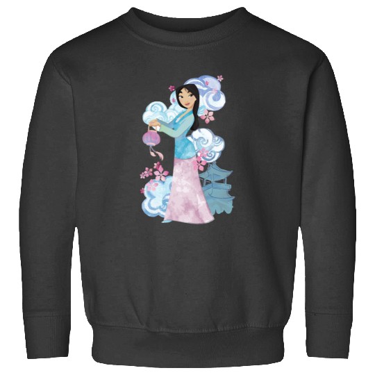 Disney Mulan Watercolor Portrait Sweatshirts