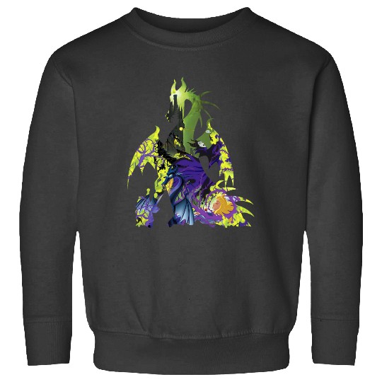 Disney Sleeping Beauty Maleficent Dragon Silhouette Sweatshirts