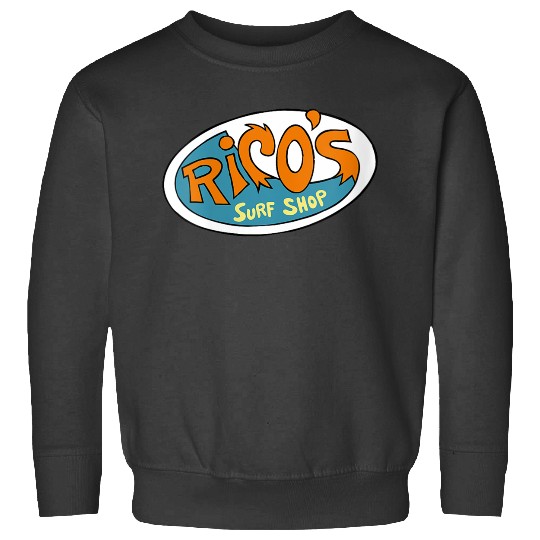 Disneyss Hannah Montana Ricos Surf Shop Logo Sweatshirts