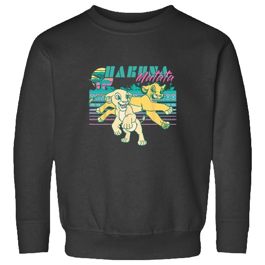 Disney Lion King Retro Simba & Nala 90s Hakuna Matata Sweatshirts