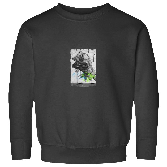 Disneyss The Muppets K the frog Distressed Overlay Panel Sweatshirts