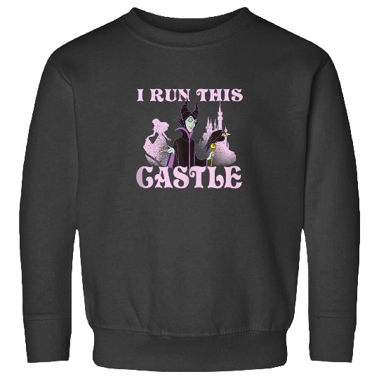 Disney Sleeping Beauty Aurora Maleficent I Run This Castle Sweatshirts