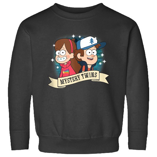 Disneyss Gravity Falls Dipper And Mabel Mystery Twins Logo Sweatshirts