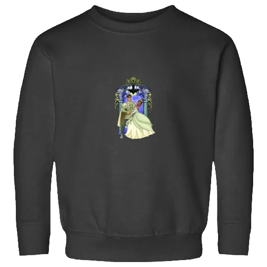 Disneyss Princess And The Frog Tiana And Naveen Portrait Sweatshirts
