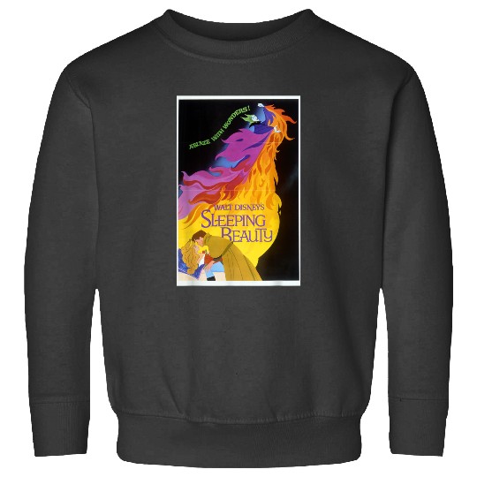Disneyss Sleeping Beauty Classic Vintage Movie Poster Sweatshirts
