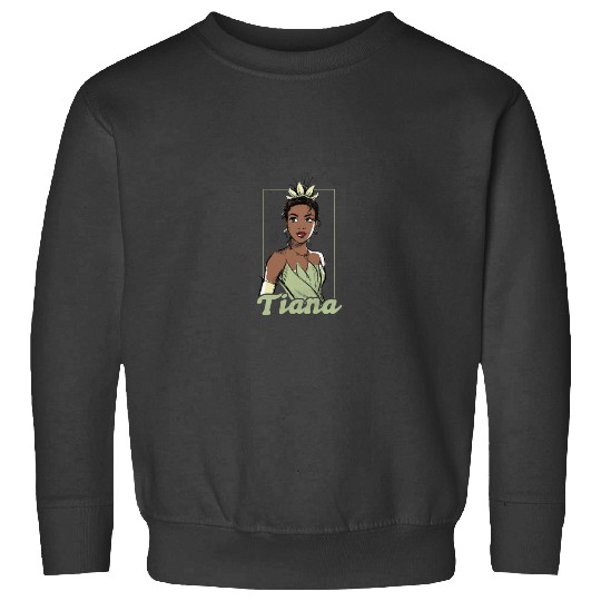 Disneyss The Princess And The Frog Tiana Sketch Portrait Sweatshirts