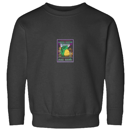 Disneyss Princess And The Frog Louis Rockadile Poster Sweatshirts