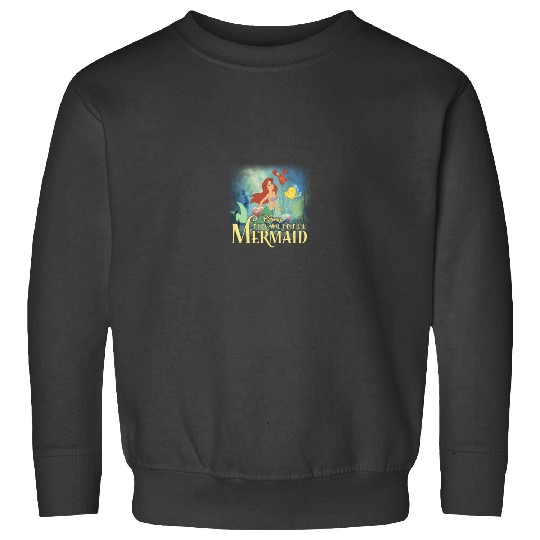 Disneyss The Little Mermaid Classic Vintage Movie Cover Photo Sweatshirts
