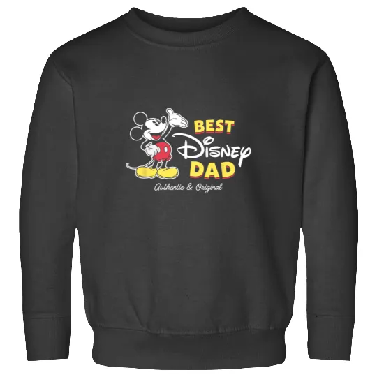 Disney Mickey Mouse Best Disney Dad Birthday Father’s Day Sweatshirts