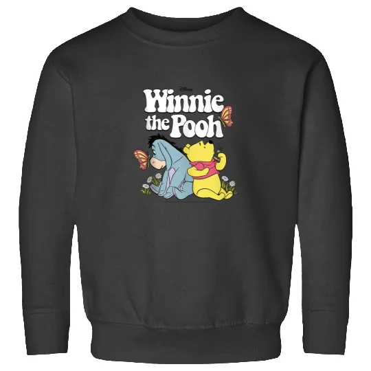 Disney Winnie The Pooh Retro Eeyore And Pooh Sweatshirts