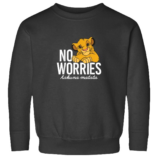 Disney Lion King Classic No Worries Simba Sweatshirts