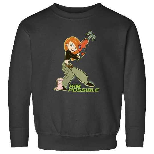 Disneyss Kim Possible Kim Grappling Hook Poster Sweatshirts